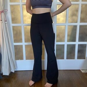 Black High-Waisted “Groove Pant Flare” lululemon Leggings
